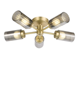 John Lewis John Lewis Brompton 5 Arm Flush Ceiling Light- Buy online at McGrocer
