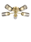 John Lewis Brompton flush ceiling light with five arms H12xW50xD50cm, UK version