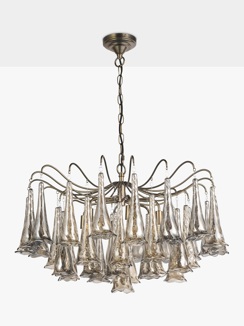 John Lewis Beatrix chandelier antique bronze, imported from the UK