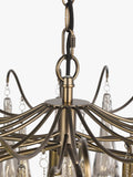 John Lewis Beatrix chandelier antique bronze, imported from the UK