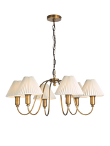 John Lewis John Lewis Candelabra 6 Arm Ceiling Light, Antique Bronze- Buy online at McGrocer