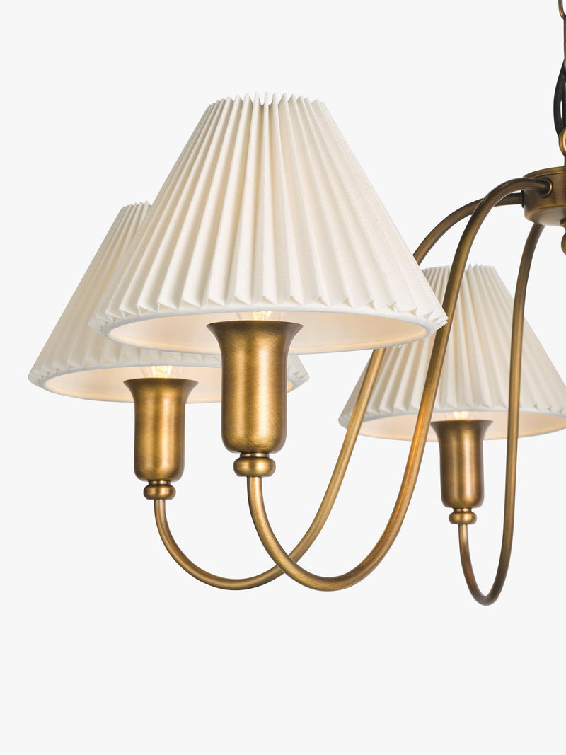 John Lewis ceiling light six-arm candelabra - British product