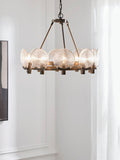 John Lewis Cast Glass Ceiling Light Antique Bronze, imported from the UK