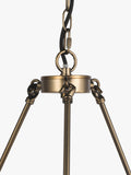 John Lewis Cast Glass Ceiling Light Antique Bronze, imported from the UK