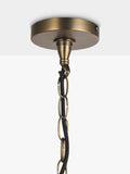 John Lewis Cast Glass Ceiling Light Antique Bronze, imported from the UK