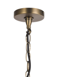 John Lewis Cast Glass Ceiling Light Antique Bronze, imported from the UK