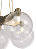 John Lewis Modern Lux Bubble 5 pendant ceiling light satin bronze, UK version