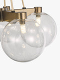 John Lewis Modern Lux Bubble 5 pendant ceiling light satin bronze, UK version