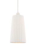 John Lewis Ripple Porcelain Ceiling Shade white, imported from the UK