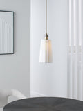 John Lewis Ripple Porcelain Ceiling Shade white, imported from the UK