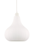 John Lewis tear drop porcelain ceiling shade white 23cm, UK version