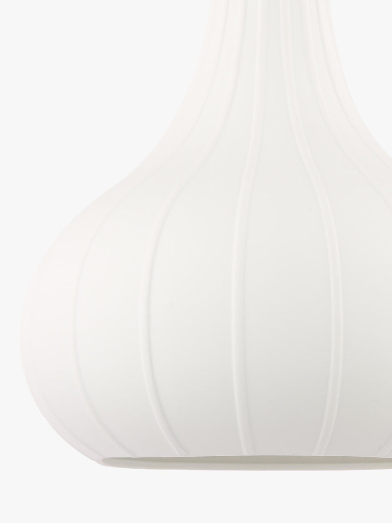 John Lewis tear drop porcelain ceiling shade white 23cm, UK version