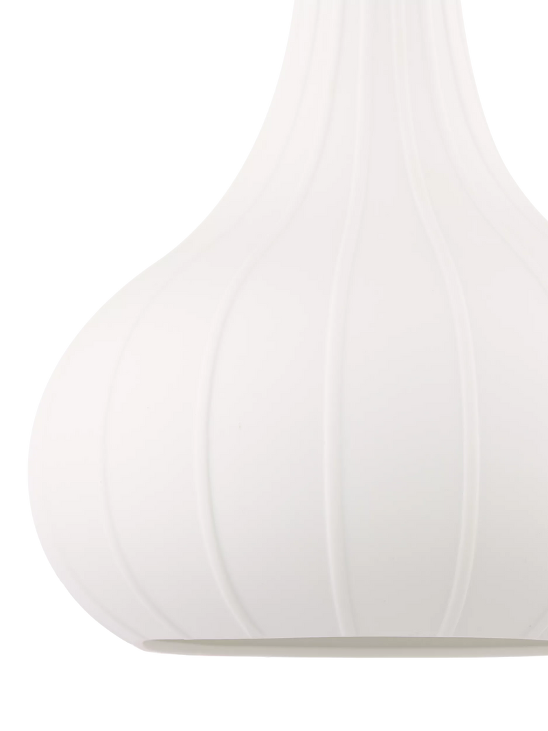 John Lewis tear drop porcelain ceiling shade white 23cm, UK version