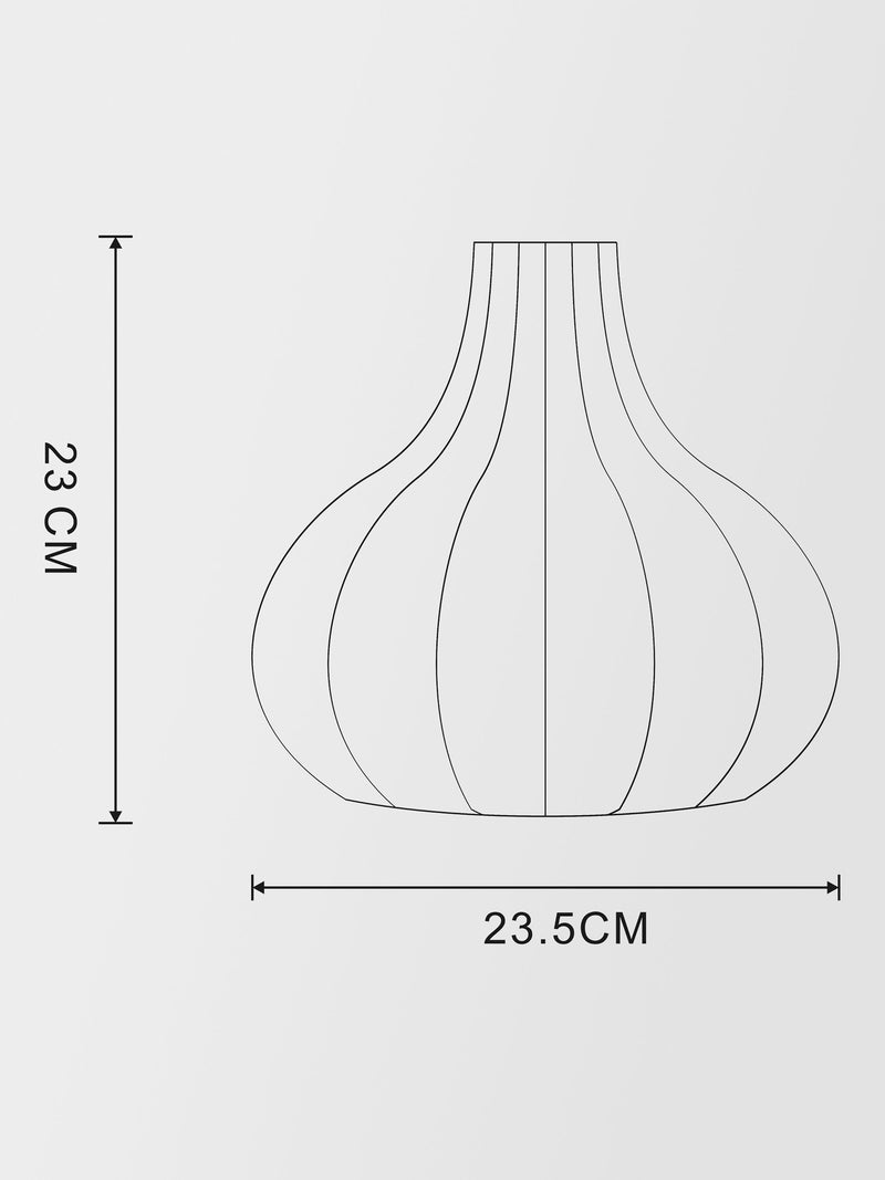 John Lewis tear drop porcelain ceiling shade white 23cm, UK version