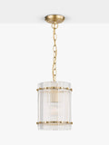John Lewis textured glass hall pendant antique brass - British product