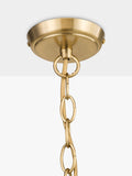 John Lewis textured glass hall pendant antique brass - British product
