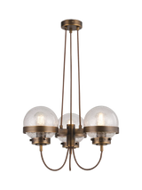 John Lewis John Lewis Vintage Spaceship 3 Arm Ceiling Light, Antique Bronze- Buy online at McGrocer