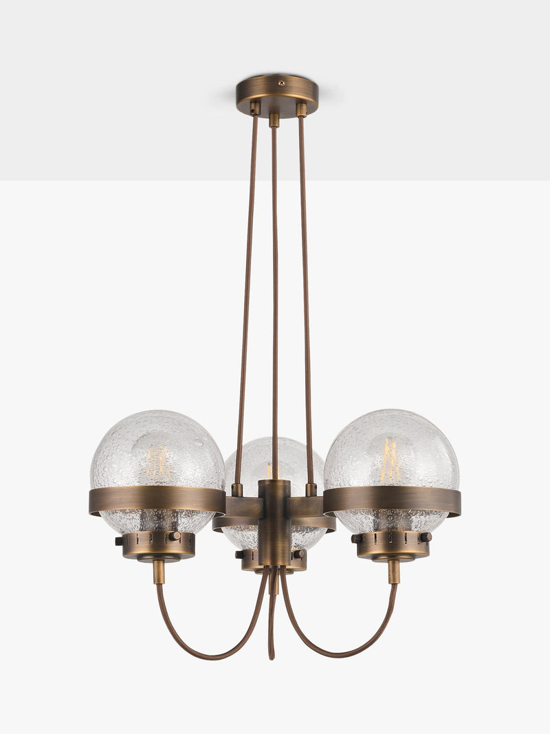 John Lewis vintage spaceship ceiling light antique bronze, UK version