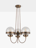 John Lewis vintage spaceship ceiling light antique bronze, UK version
