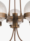 John Lewis vintage spaceship ceiling light antique bronze, UK version