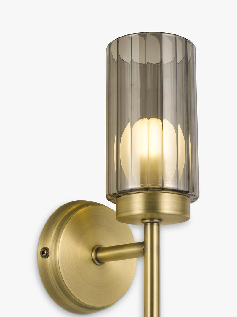 John Lewis Brompton single wall light antique brass (British brand)