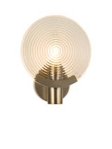 John Lewis John Lewis Cast Glass Disc Wall Light, Antique Bronze- Buy online at McGrocer