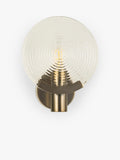 John Lewis cast glass wall light antique bronze - British product