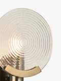 John Lewis cast glass wall light antique bronze - British product
