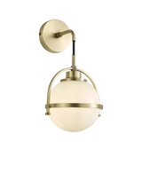 John Lewis John Lewis Contour Wall Light, Opal Glass- Buy online at McGrocer