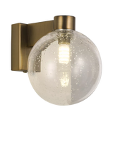 John Lewis John Lewis Modern Lux Bubble Single Wall Light, Satin Bronze- Buy online at McGrocer