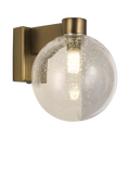 John Lewis wall light bubble glass satin bronze, imported from the UK