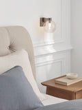 John Lewis wall light bubble glass satin bronze, imported from the UK