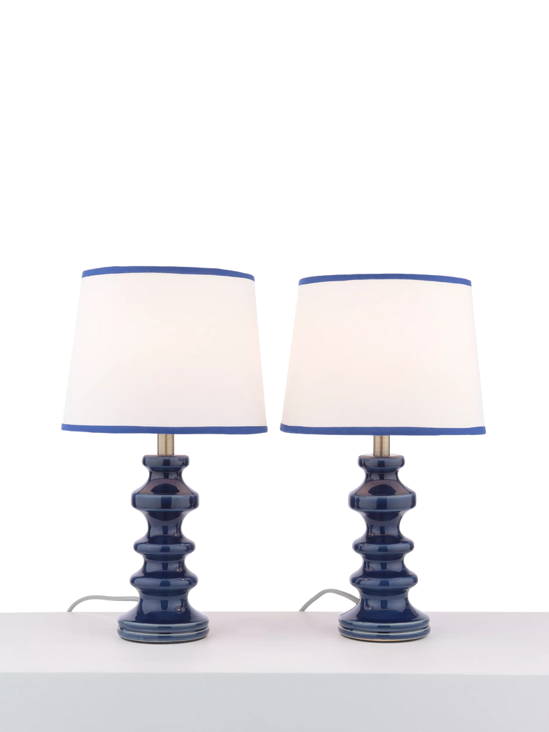 John Lewis Pagoda Ceramic Table Lamp, Set of 2