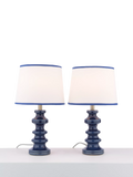 John Lewis Pagoda Ceramic Table Lamp, Set of 2