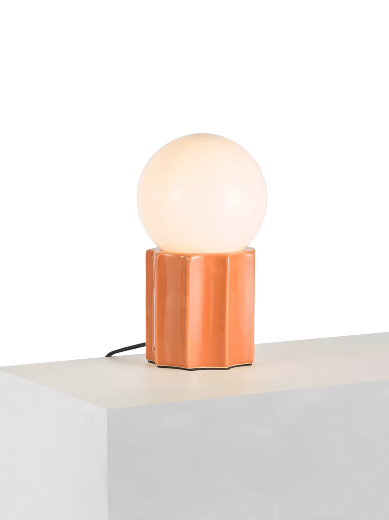 John Lewis Poco ceramic table lamp glazed finish, UK version