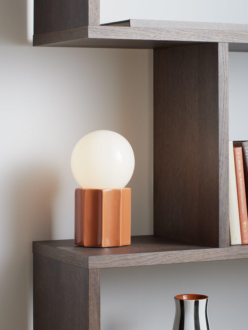 John Lewis Poco ceramic table lamp glazed finish, UK version