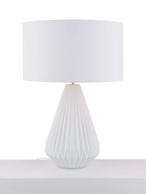 John Lewis John Lewis Porcelain Dual Light Table Lamp, White- Buy online at McGrocer
