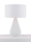 John Lewis Porcelain Dual Light Table Lamp 58x40cm, imported from the UK