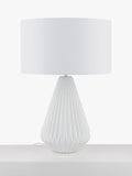 John Lewis Porcelain Dual Light Table Lamp 58x40cm, imported from the UK