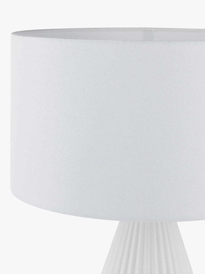 John Lewis Porcelain Dual Light Table Lamp 58x40cm, imported from the UK