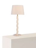 John Lewis Wiggle Table Lamp, Limewash