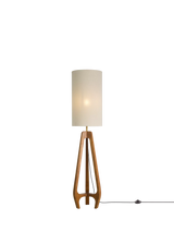 John Lewis John Lewis Dakota Mini Floor Lamp Walnut- Buy online at McGrocer