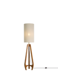 John Lewis Dakota mini floor lamp walnut UK version