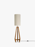 John Lewis Dakota mini floor lamp walnut UK version