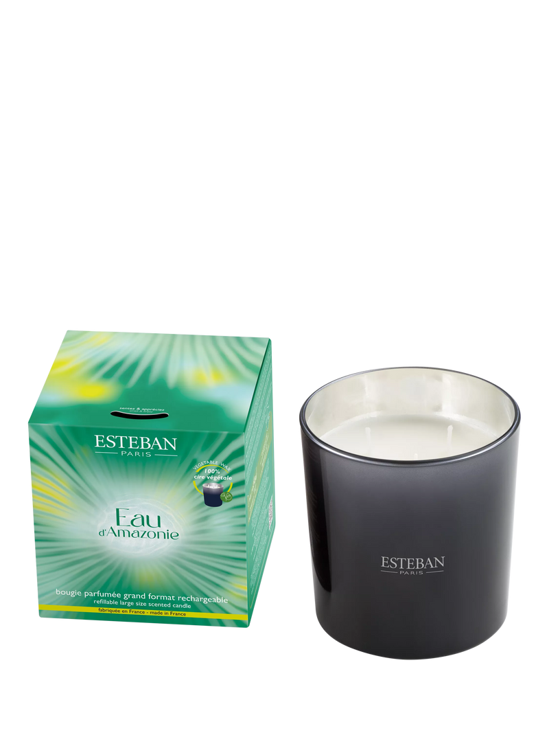 Esteban Eau d'Amazonie 3 Wick Scented Candle 450g - British product
