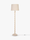 John Lewis Wiggle wooden floor lamp 152cm, imported from the UK
