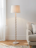John Lewis Wiggle wooden floor lamp 152cm, imported from the UK
