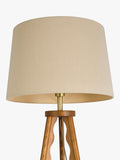 John Lewis Wiggle tripod floor lamp walnut (British brand)