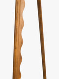John Lewis Wiggle tripod floor lamp walnut (British brand)