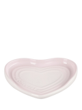 Heart-Shaped Stoneware Spoon Rest in Cerise Red